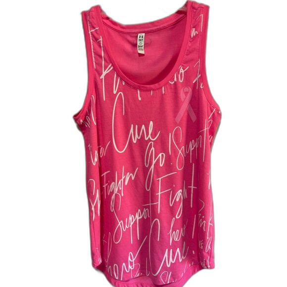 Under Armour Breast Cancer Awareness Tank  Size Small - Picture 1 of 4